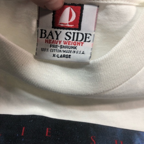 Vintage 1996 The Arrival Movie Promo Tshirt XL Sci-Fi Charlie Sheen NWOT - Picture 7 of 10